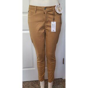 Curve Appeal Womens Tummy Tucking Crop Jeans Stretch Denim Size 8/29 NWT